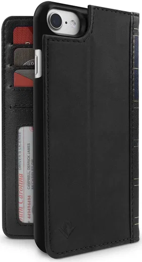 Twelve South BookBook voor iPhone 7 / 8 Zwart afbeelding 1