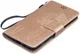 Samsung Galaxy J5 (2016) Wallet Bloem Hoesje Goud afbeelding 4