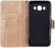 Samsung Galaxy J5 (2016) Wallet Bloem Hoesje Goud afbeelding 8