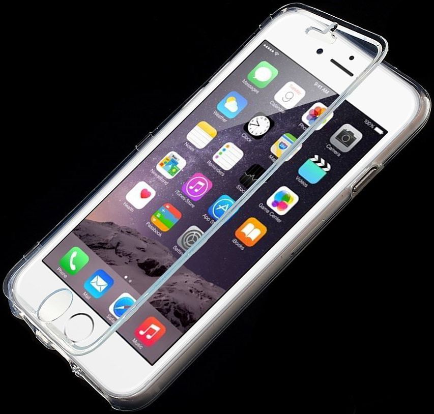 Apple iPhone 6S Doorzichtige Bookcase afbeelding 1