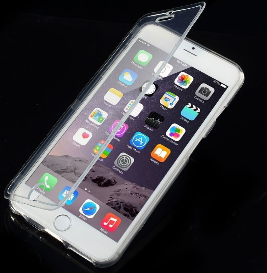 Apple iPhone 6S Plus Touchable Bookcase Transparant afbeelding 1