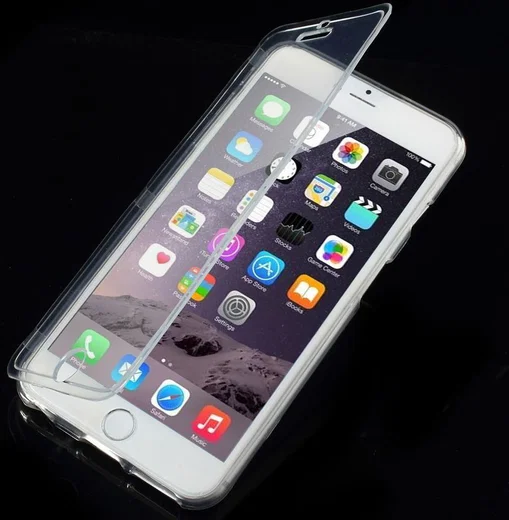 Apple iPhone 6S Plus Touchable Bookcase Transparant afbeelding 1