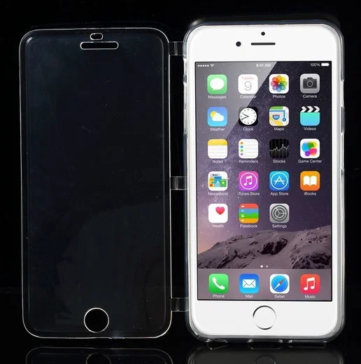 Apple iPhone 6S Plus Touchable Bookcase Transparant afbeelding 4
