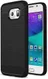 Samsung Galaxy S6 Geborsteld TPU Hoesje Zwart afbeelding 1