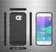 Samsung Galaxy S6 Geborsteld TPU Hoesje Zwart afbeelding 8