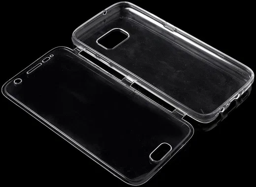 Samsung Galaxy S7 Doorzichtige Bookcase afbeelding 5