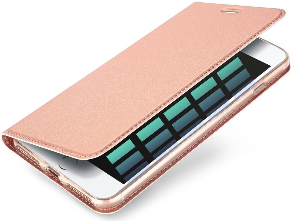 Dux Ducis iPhone 7 Plus / 8 Plus Bookcase Hoesje Roze afbeelding 1