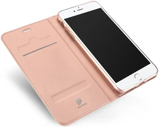 Dux Ducis iPhone 7 Plus / 8 Plus Bookcase Hoesje Roze afbeelding 4
