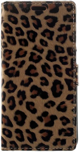 Huawei P8 Lite (2017) Wallet Case met Print Leopard afbeelding 4