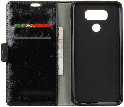 LG G6 Portemonnee Hoesje Zwart afbeelding 7