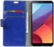 LG G6 Portemonnee Hoesje Blauw afbeelding 1
