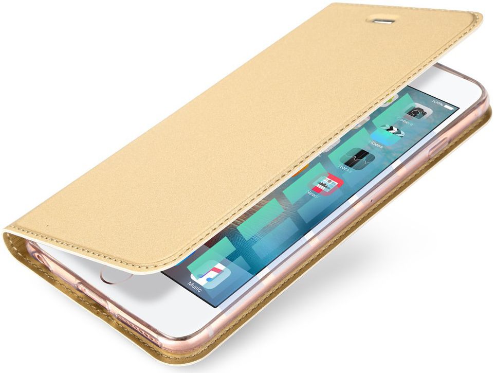 Dux Ducis Apple iPhone 6(S) Bookcase Hoesje Goud afbeelding 1