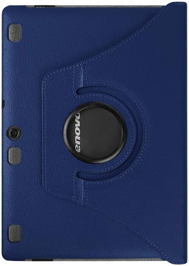 Lenovo Tab 2 A10-70 Rotary Stand Case Donker Blauw afbeelding 4