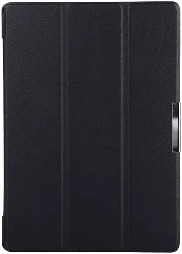 Lenovo Tab 2 A10-70 Tri-Fold Flip Cover Zwart afbeelding 1