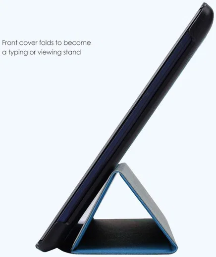 Lenovo Tab 2 A10-70 Tri-Fold Flip Cover Blauw afbeelding 3