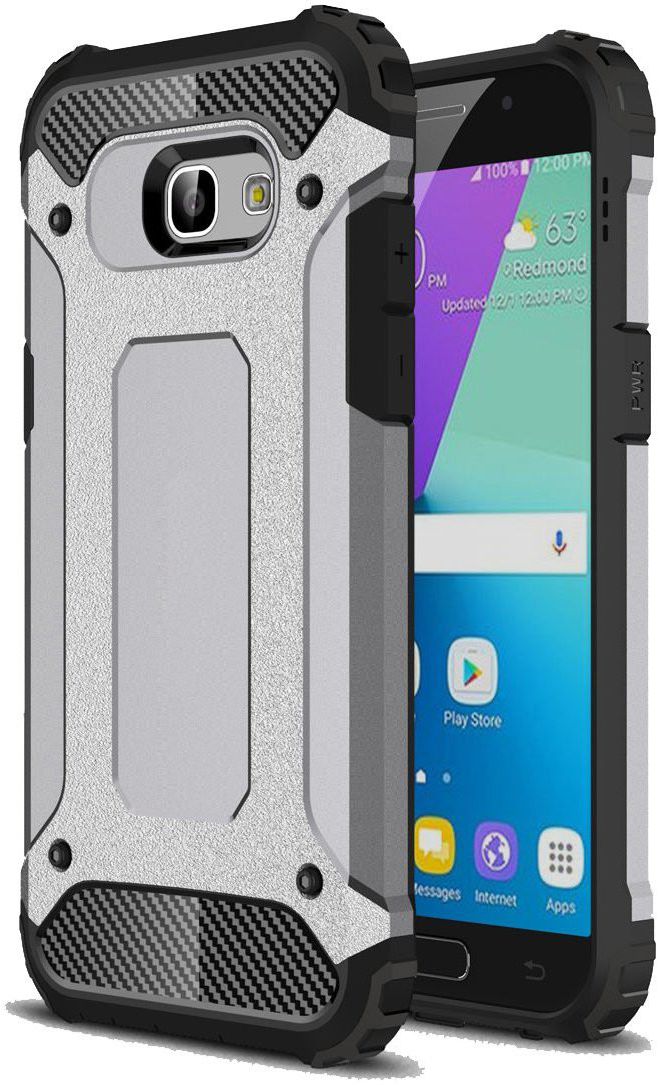 Samsung Galaxy A5 (2017) Hybride Beschermhoesje Grijs afbeelding 1