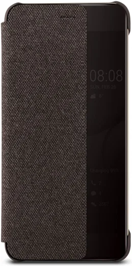 Origineel Huawei P10 Hoesje View Cover Bruin afbeelding 2