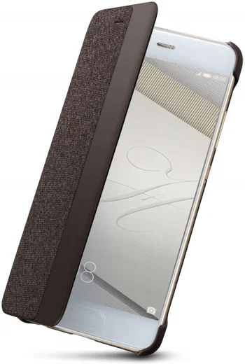 Origineel Huawei P10 Hoesje View Cover Bruin afbeelding 1