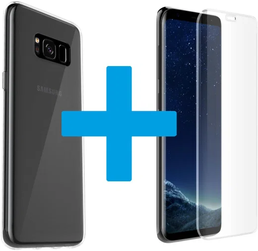 Otterbox Clearly Protected Skin + Alpha Glass Samsung Galaxy S8 afbeelding 1
