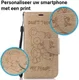 Samsung Galaxy A5 (2017) Portemonnee Hoesje Dont Touch Beer Bruin afbeelding 2