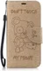 Samsung Galaxy A5 (2017) Portemonnee Hoesje Dont Touch Beer Bruin afbeelding 12