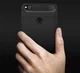 Huawei P8 Lite (2017) Geborsteld TPU Hoesje Zwart afbeelding 7