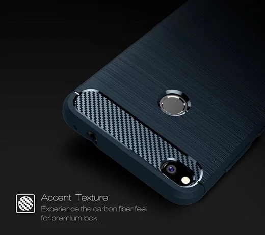 Huawei P8 Lite (2017) Geborsteld TPU Hoesje Blauw afbeelding 8