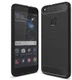 Huawei P10 Lite Geborsteld TPU Hoesje Zwart afbeelding 1
