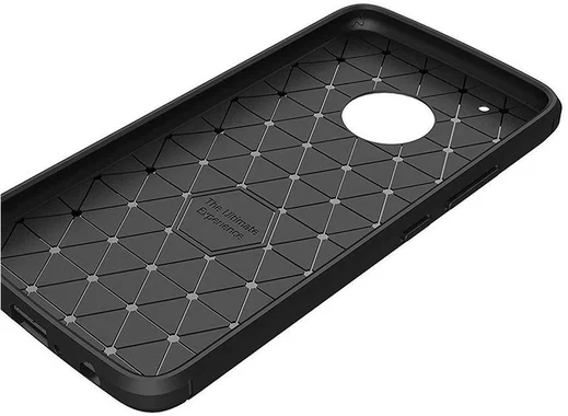 Motorola Moto G5 Geborsteld TPU Hoesje Zwart afbeelding 6