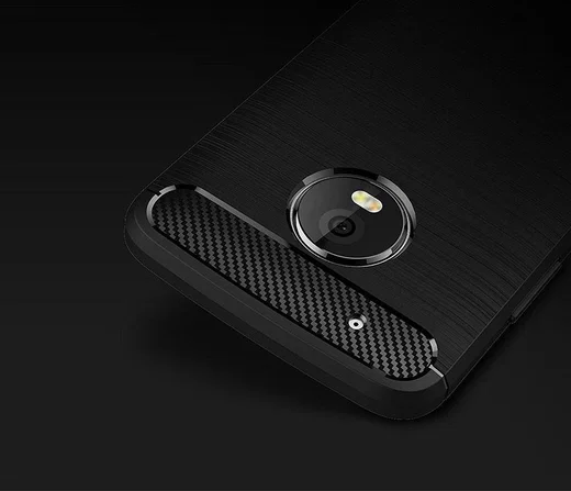 Motorola Moto G5 Geborsteld TPU Hoesje Zwart afbeelding 8