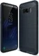Samsung Galaxy S8 Plus Geborsteld TPU Hoesje Blauw afbeelding 1
