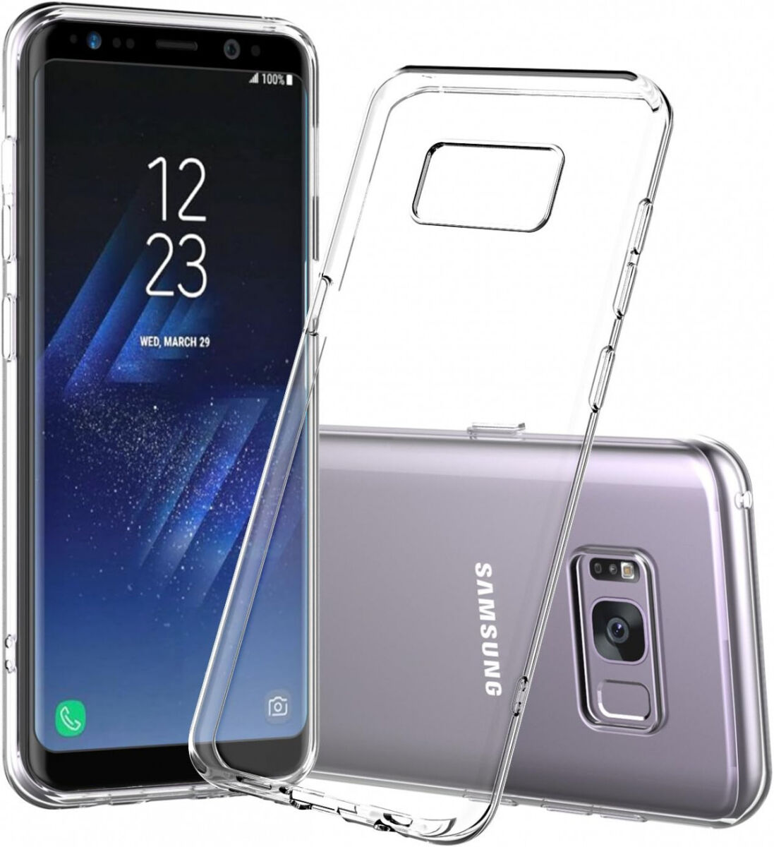 Samsung Galaxy S8 Transparant Hoesje afbeelding 1