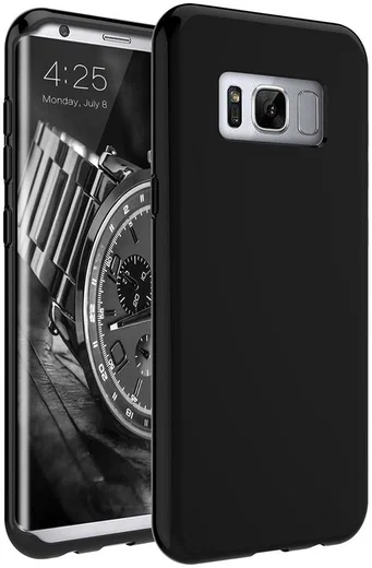 Samsung Galaxy S8 TPU Hoesje Zwart afbeelding 2