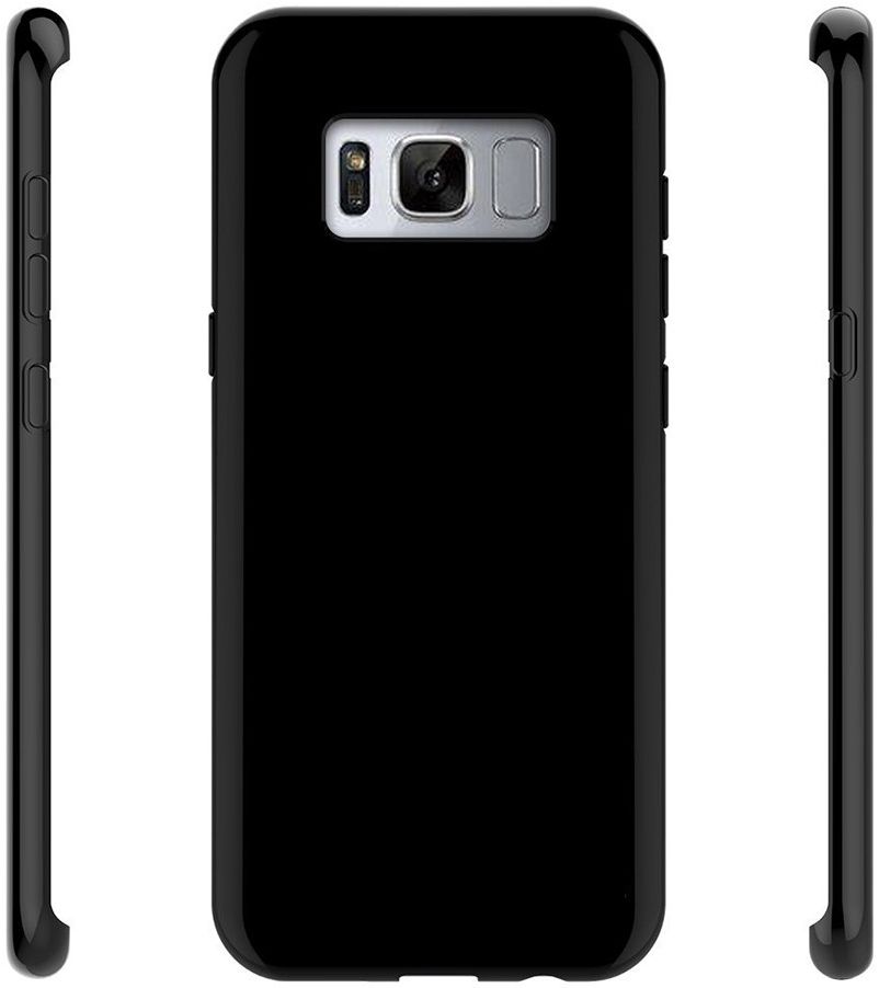 Samsung Galaxy S8 TPU Hoesje Zwart afbeelding 3