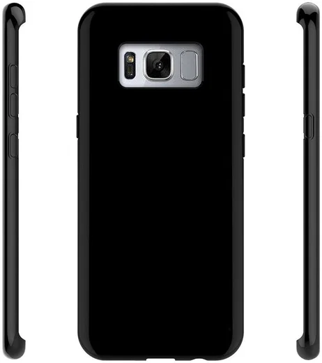 Samsung Galaxy S8 TPU Hoesje Zwart afbeelding 3