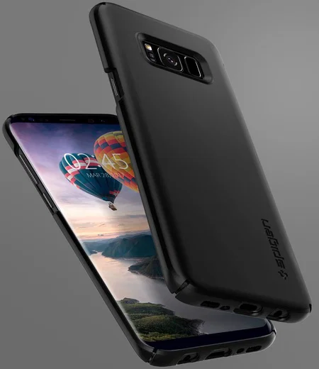 Spigen Thin Fit Case Samsung Galaxy S8 Zwart afbeelding 7
