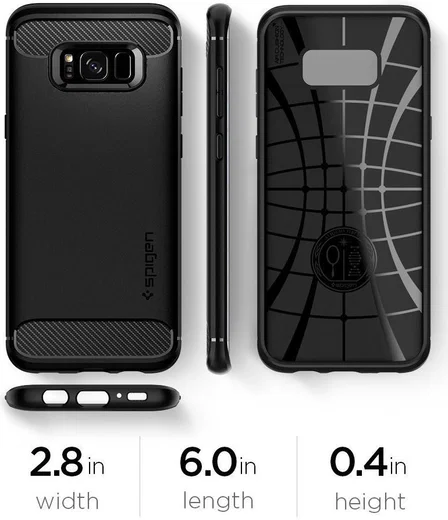 Spigen Rugged Armor Samsung Galaxy S8 Zwart afbeelding 8