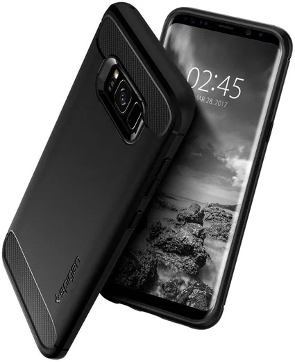 Spigen Rugged Armor Samsung Galaxy S8 Zwart afbeelding 2
