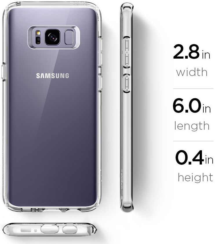 Spigen Ultra Hybrid Samsung Galaxy S8 Crystal Clear afbeelding 7