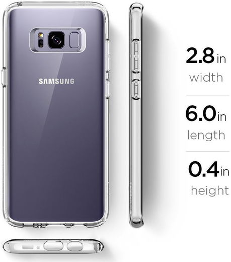 Spigen Ultra Hybrid Samsung Galaxy S8 Crystal Clear afbeelding 7