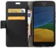 Motorola Moto G5 Hoesje BookCase Met Stand Zwart afbeelding 1