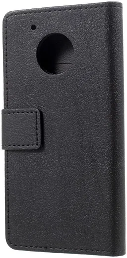 Motorola Moto G5 Hoesje BookCase Met Stand Zwart afbeelding 8