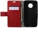 Motorola Moto G5 Hoesje BookCase Met Stand Rood afbeelding 10