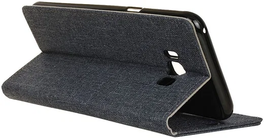 Samsung Galaxy S8 Plus Linnen Portemonnee Hoesje Donker Blauw afbeelding 10