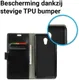 Lenovo P2 Portemonnee Hoesje met Standaard Zwart afbeelding 4