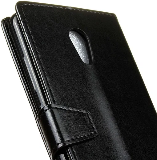 Lenovo P2 Portemonnee Hoesje met Standaard Zwart afbeelding 8