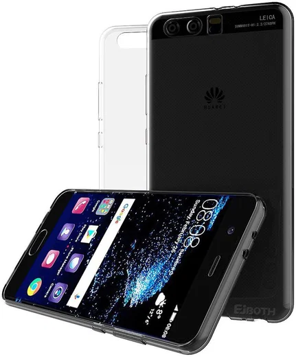 Huawei P10 Plus Hoesje Dun TPU Transparant afbeelding 2