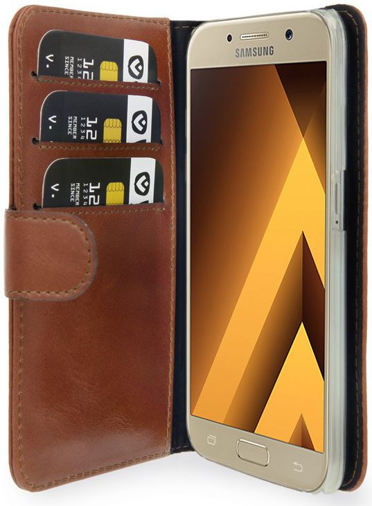 Valenta Classic Luxe Samsung Galaxy A5 2017 Hoesje Leer Bookcase Bruin afbeelding 7