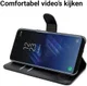 Rosso Samsung Galaxy S8 Plus Hoesje Premium Book Cover Zwart afbeelding 9