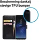 Rosso Samsung Galaxy S8 Plus Hoesje Premium Book Cover Zwart afbeelding 8